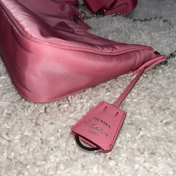 Prada Re Edition 2005 Pink Nylon Crossbody - Picture 12 of 13